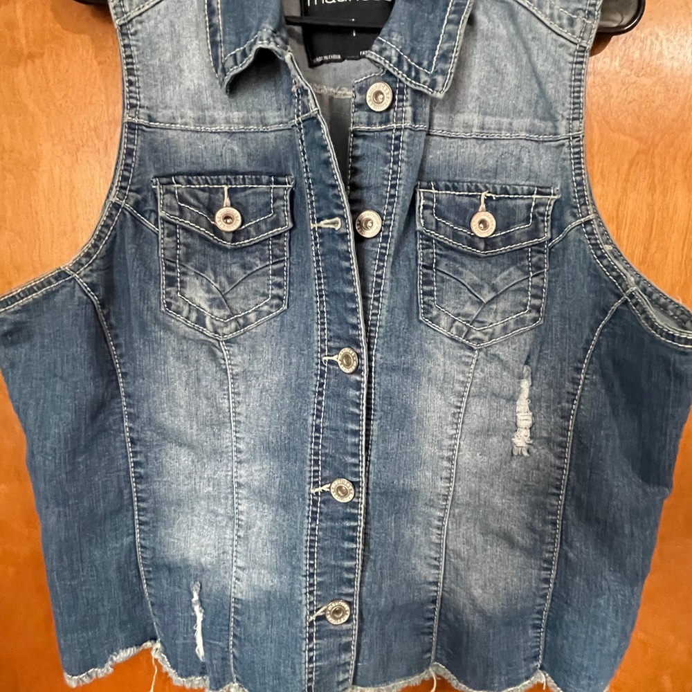 Denim vest